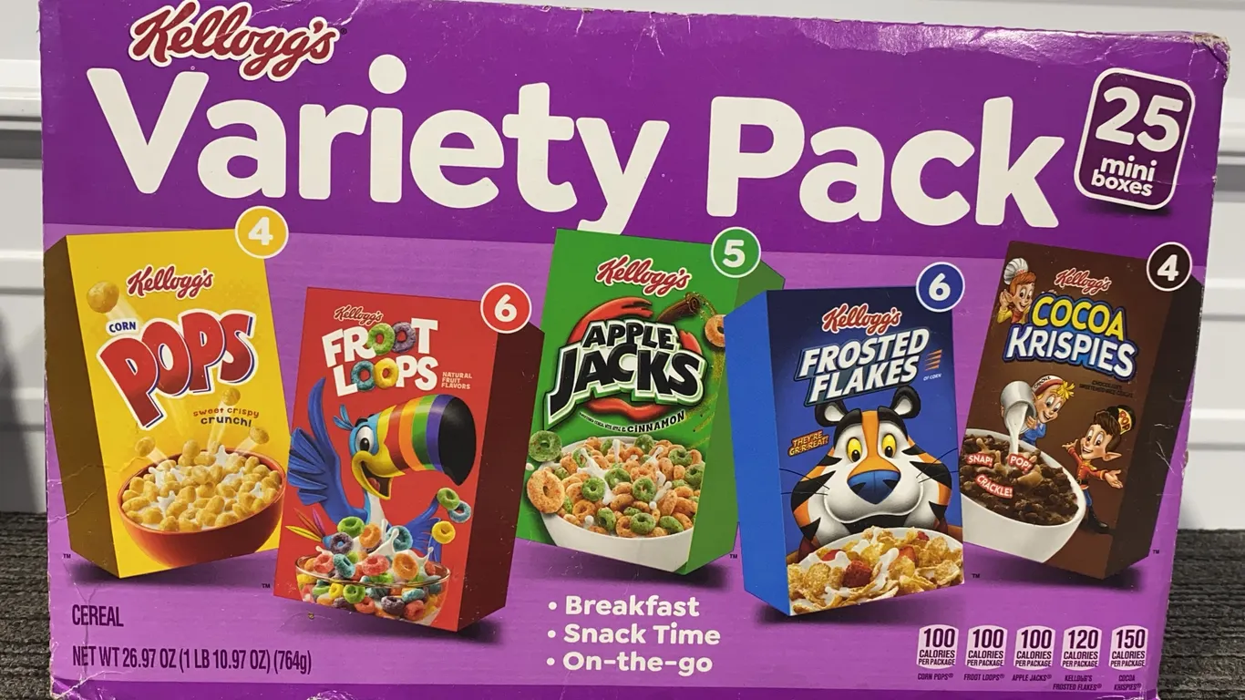 *NEW* Kellogg's Cereal Variety Pack - Best By: 12/2026