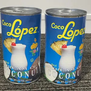 *NEW* 2 Pack Coco López Real Cream of Coconut, 15 OZ - Best By: 10/2030