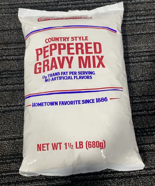 *NEW* Morrison's Country Style Peppered Gravy Mix, 1.5 LB Bag - Best By: 10/2027