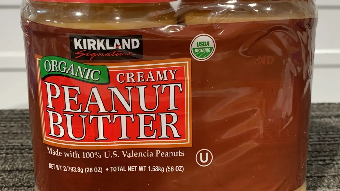 *NEW* Kirkland Signature Organic Creamy Peanut Butter, 2 Pack - Best By: 1/2027