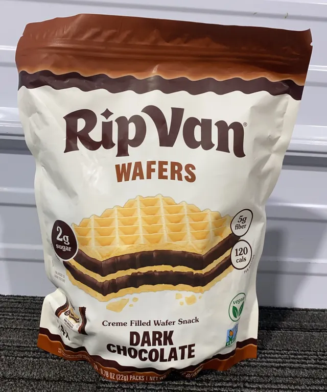**NEW** Rip Van Wafer Dark Chocolate Creme Filled Snacks - Best By 12/2026