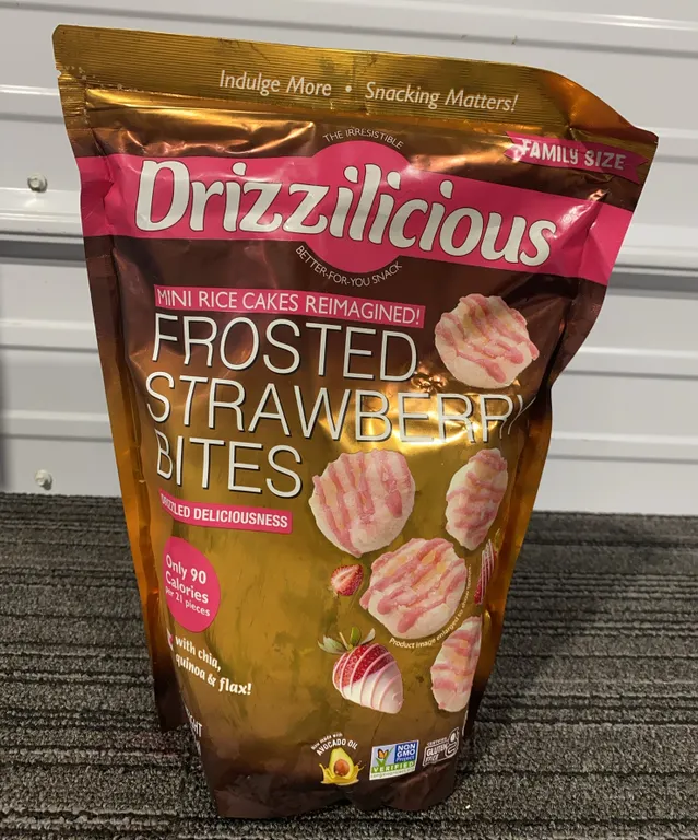 *NEW* Drizzilicious Frosted Strawberry Mini Rice Cakes - Best By 11/2026