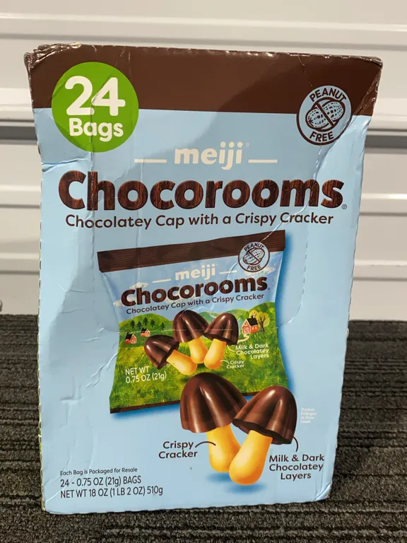 *NEW* Meiji Chocorooms, 24 Packs - Best By: 4:2027