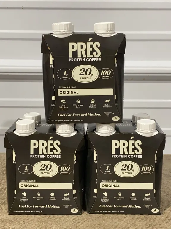 *NEW* Pres Protein Coffee Original 12 Pack - Best By 12/2026