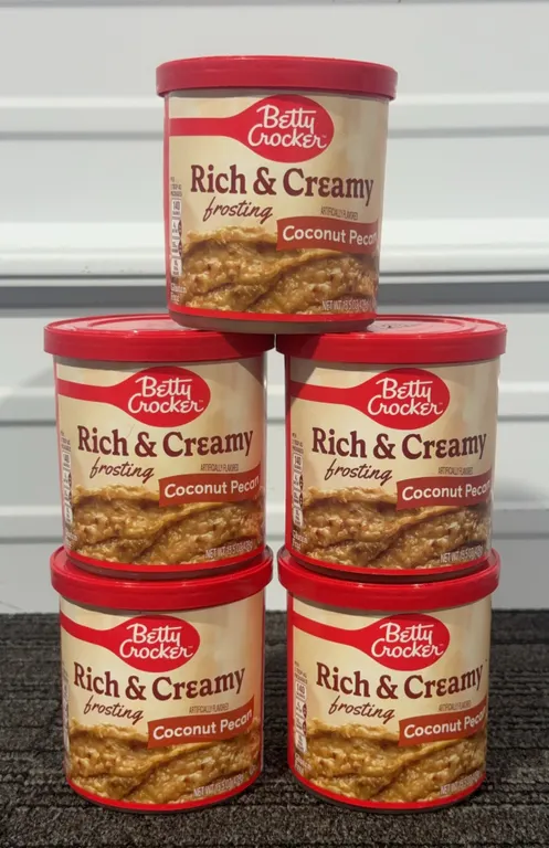 *NEW* 5 Pack Betty Crocker Rich & Creamy Coconut Pecan Frosting - Best By: 9/2026