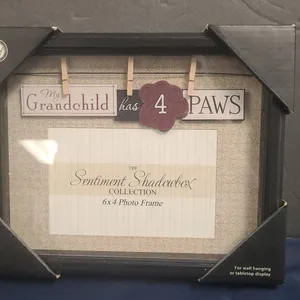 New View Sentiment Shadowbox Collection 6x4 Photo Frame "My Grandchild Has 4 Paws" Kohl's Exclusive