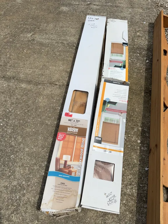 Blinds new in box