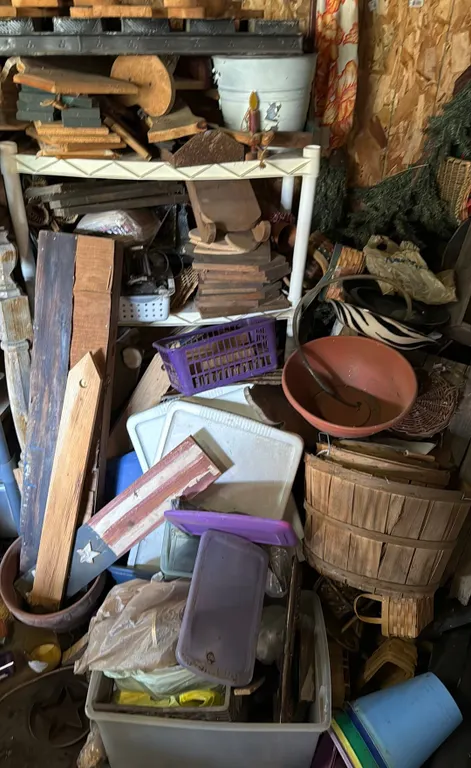 Mixed Lot of Wooden Baskets and Household Items