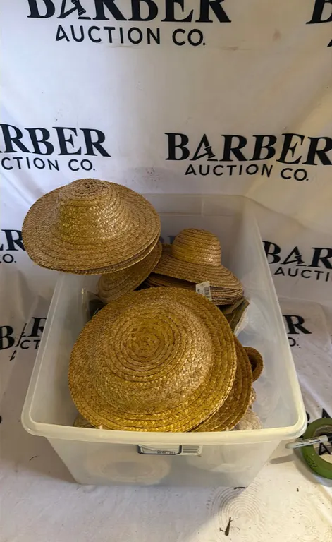 Lot of Straw Hats