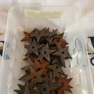 Lot of Decorative Metal Stars