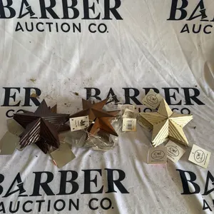 Set of Decorative Metal Stars