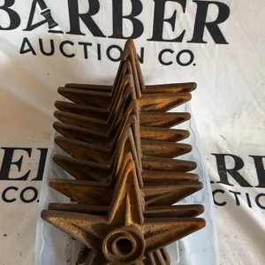 Set of 12 Cast Iron Star Weights