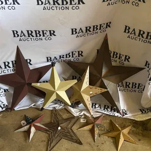 Set of Decorative Metal Stars