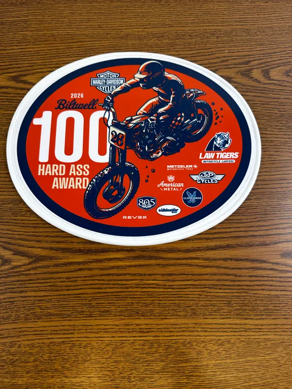 Biltwell 100 Hard Ass Award