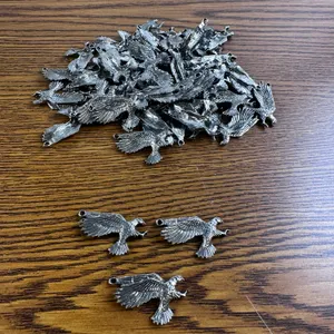 Silver-Plated Eagle Necklace Pendants - Lot 2