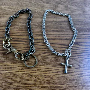 Chunky Cross Pendant Necklace