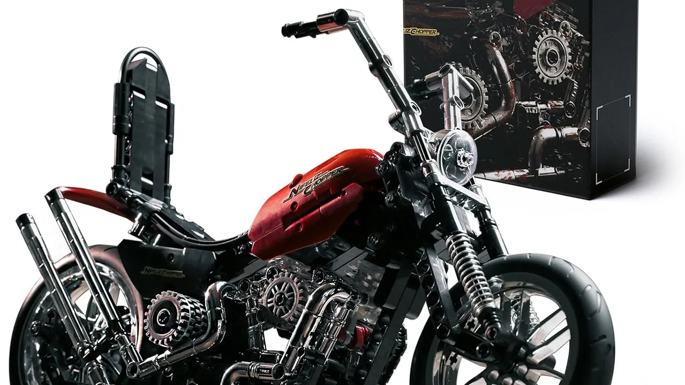 Chopper Motorcycle Building Set