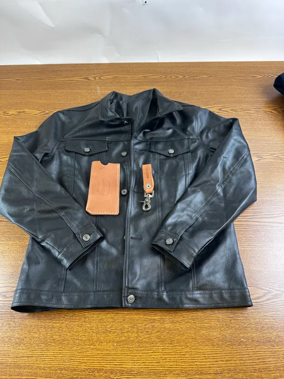 LEATHER JACKET SUNGLASSES CASE & KEY HANGER