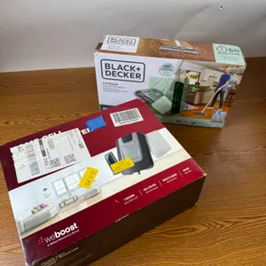 Cell signal booster & cordless rechargeable broom