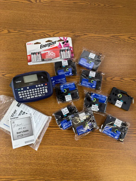 Brother P-Touch label-maker and a sh*twack of labels!
