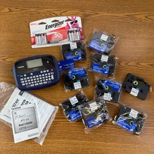 Brother P-Touch label-maker and a sh*twack of labels!