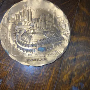 Solid brass Cleveland mini plate