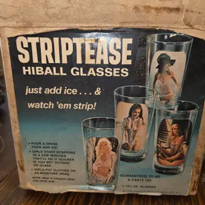 Striptease hiball glasses