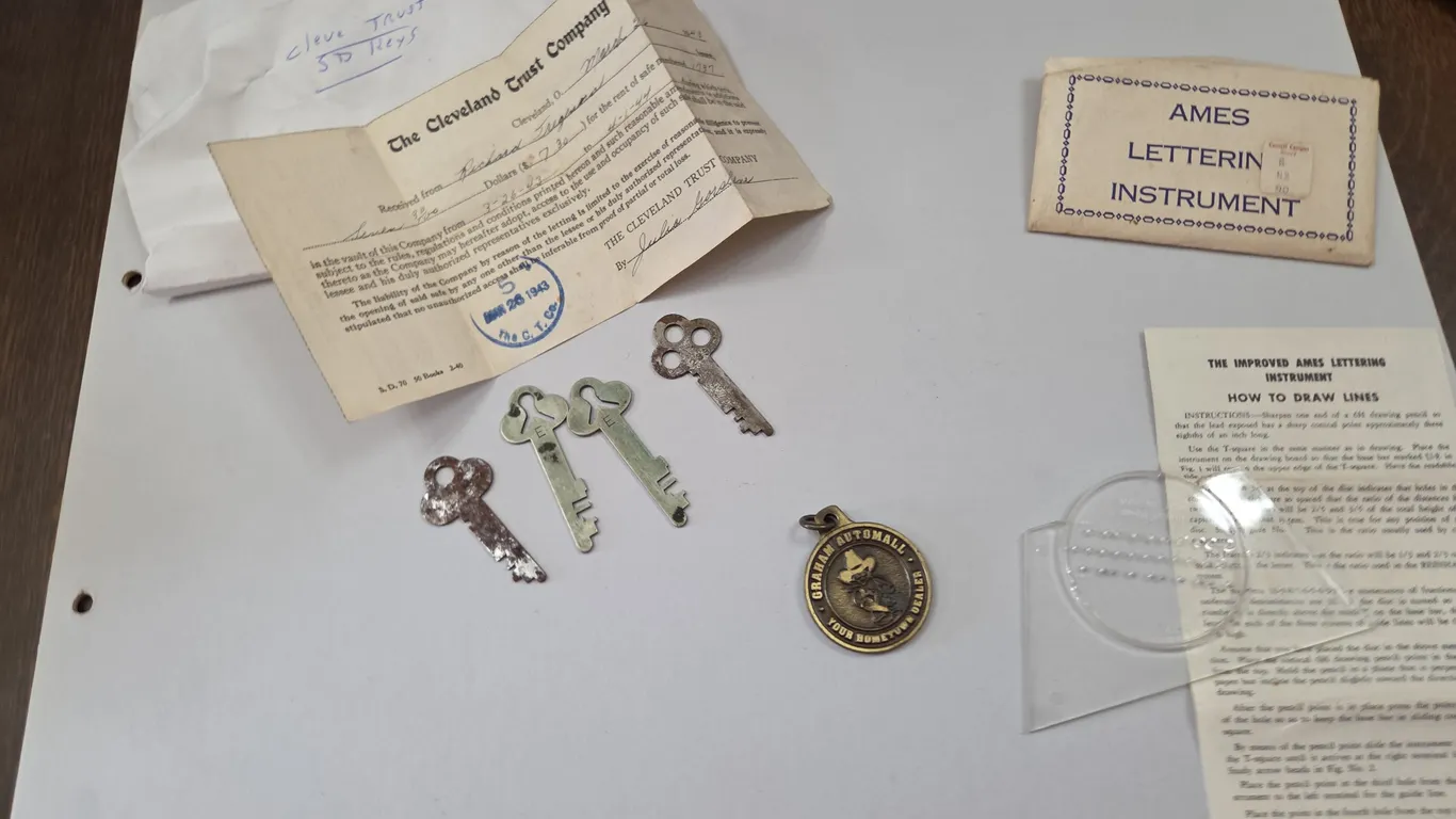 Safety deposit keys cleveland ohio bank draw a line, aims lettering instrument and graham auto mall