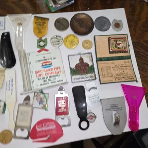 Vintage advertising pins