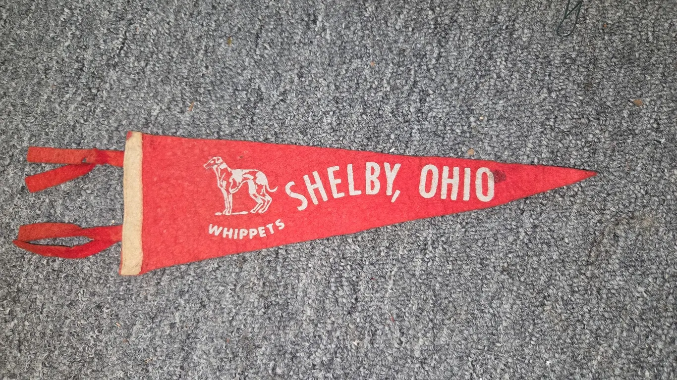 Shelby ohio whippet's mini flag