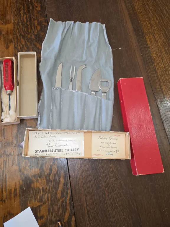 Stainless steel cutlery & ice pick