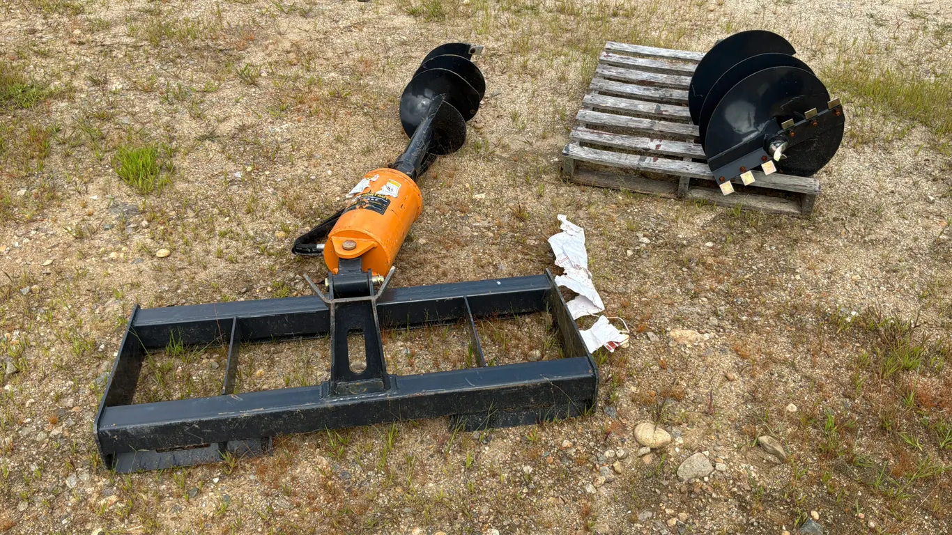 UNUSED 2025 WOLVERINE ABD-13-1218R HYDRAULIC AUGER SN: ZW-02066