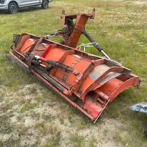 COMPLETE UNIVERSAL FRAME PLOW SETUP, 10’ POWER ANGLE BLADE, 9’