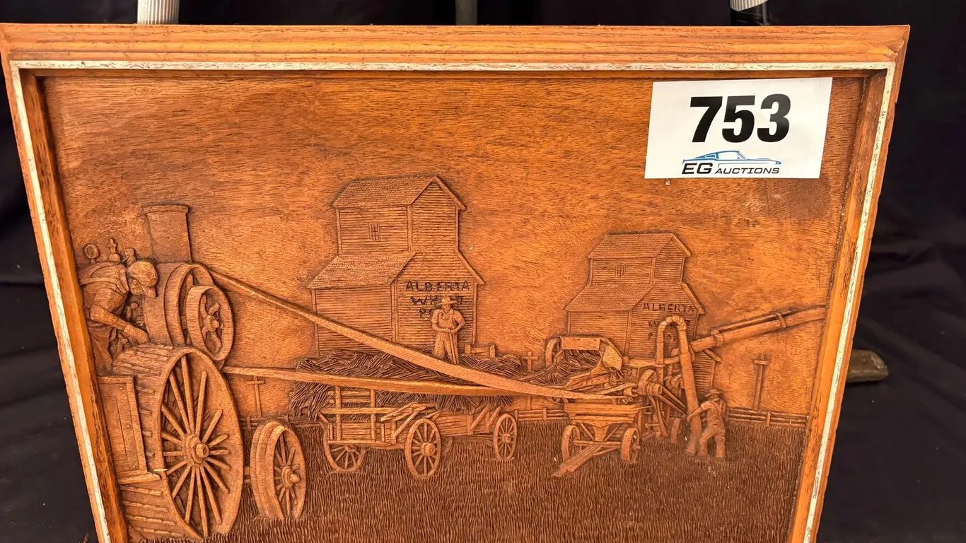 "HARVEST TIME" WALL PLAQUE