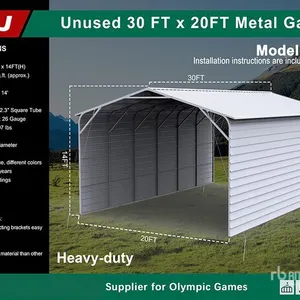 2026 KJ K3020 20 ft x 30 ft Carport (Unused)