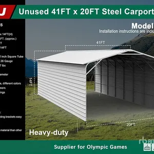 2026 KJ K4120 20 ft x 41 ft Carport (Unused)