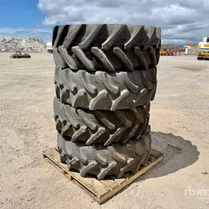 Quantity of (4) Alliance 380/70R24 Tires - Fits New Holland T5060