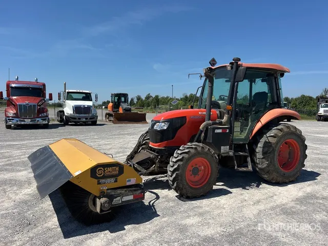 2018 Kubota M6060 Broom Tractor