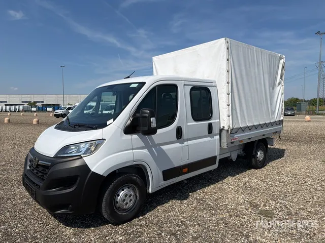 2022 Opel Movano 2.2 103 KW DOKA PR L3 Crew Cab Curtain Side Truck