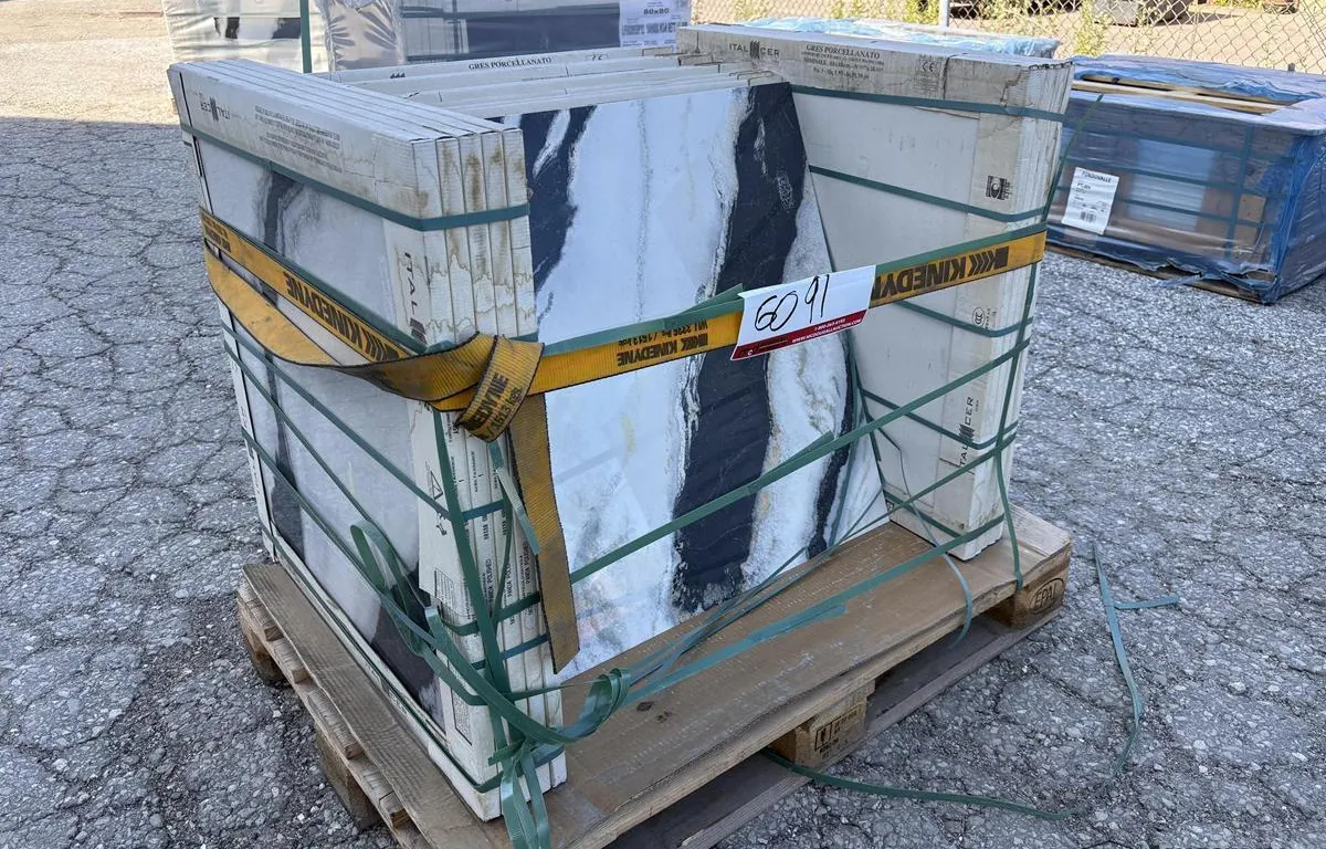 (28) Italcer Panda Polished 80x80cm Porcelain Tiles
UNRESERVED
