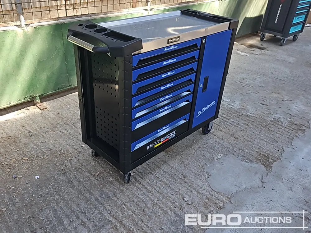 Unused Kraft Müller 42" Wheeled Tool Chest (with Tools)