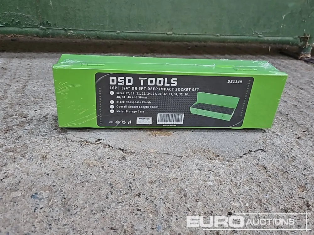 Unused 3/4" Deep Impact Socket Set