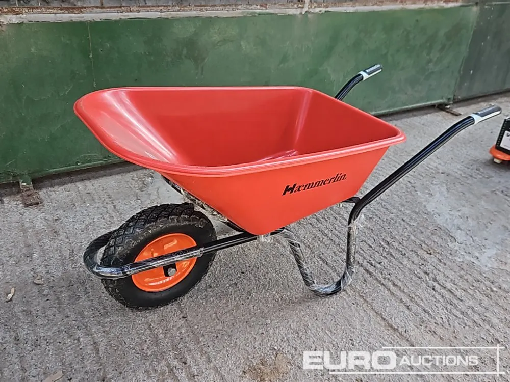 Unused Plastic Wheelbarrow