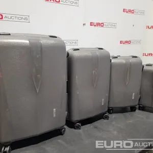 Unused Bubule Suitcase Set of 4, sizes 18" 21" 25" 29" (COLOUR?) 