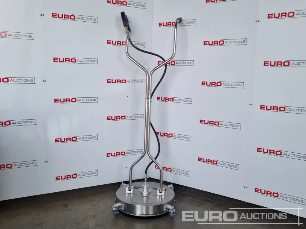Unused Boss 20" Stainless Steel Pedestrian Surface Cleaner, 280bar, 3 Nozzle Rotary Arm (Max Temp. 82 Degrees)