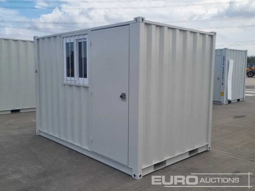 2026 11' x 7' Container, Side Door, End Door, Window (Cannot Be Reconsigned)