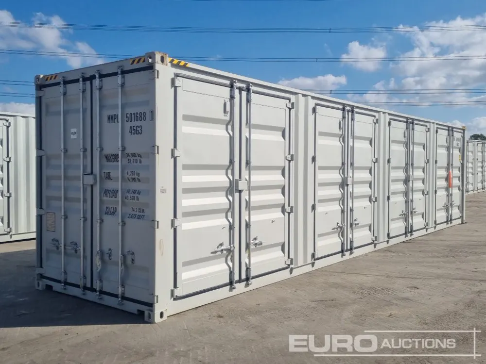 2026 40' x 8' Container, 4 Side Doors, End Door (Cannot Be Reconsigned)