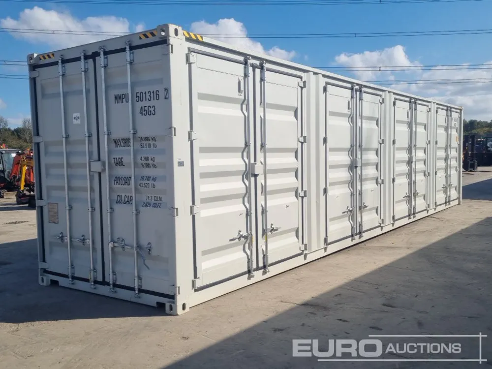 2026 40' x 8' Container, 4 Side Doors, End Door (Cannot Be Reconsigned)
