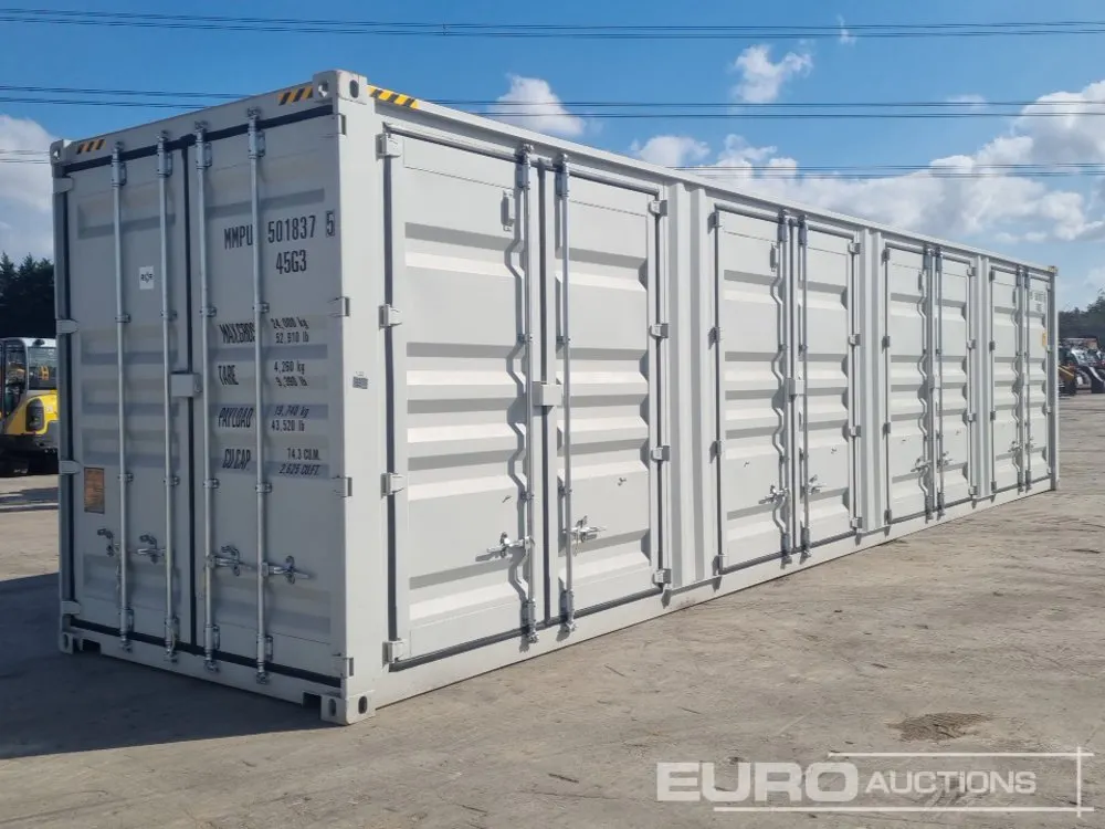 2026 40' x 8' Container, 4 Side Doors, End Door (Cannot Be Reconsigned)