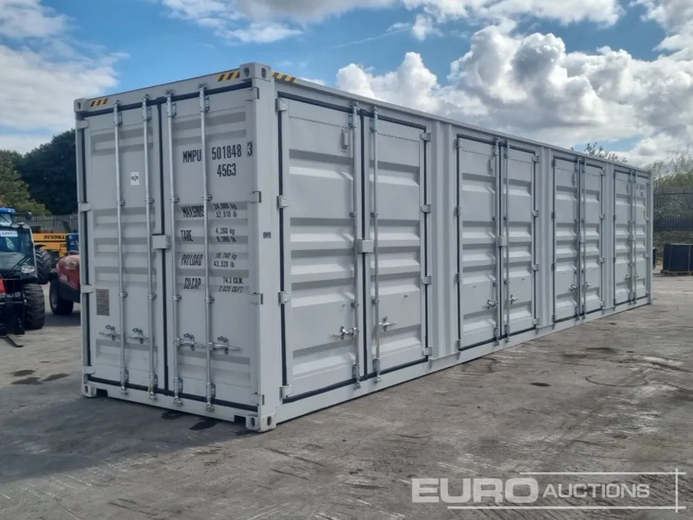 2026 40' x 8' Container, 4 Side Doors, End Door (Cannot Be Reconsigned)